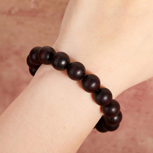 敦煌文创·【紫气东来】小叶紫檀素串手串 严选高油好料 纹理清晰 油脂丰富 材质细腻 商品图9