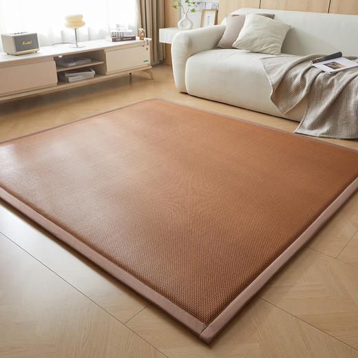 ☺️【凉而不冰 一席多用】多功能榻榻米凉藤席地垫776 ✅ 冰藤面料，光滑无毛刺，夏季清凉不黏腻🌸，瞬间降温 凉而不冰 一席多用！ 商品图1