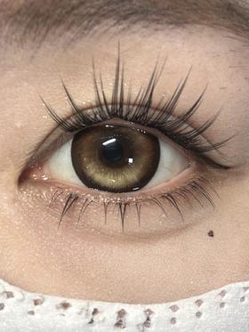 hanawink半年抛美瞳 哭哭奶酪棕 14.5mm