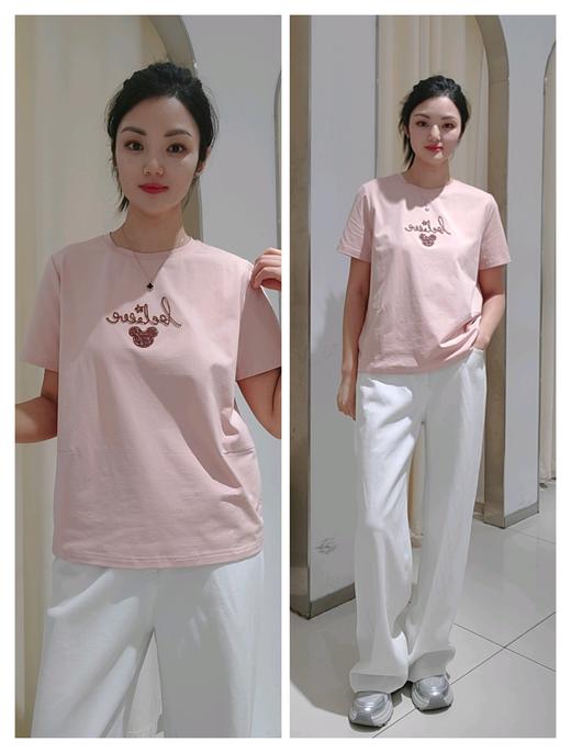 586001阔版米老鼠棉T 商品图0