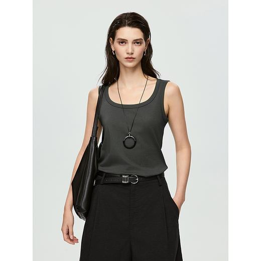 棉仓363603006-初棉大U领背心 商品图2