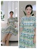 582869 真丝印花连衣裙 商品缩略图2