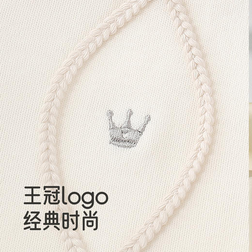 【商场同款】英氏婴儿衣服假两件男童连体衣可爱纯棉男宝外出衣服 商品图3