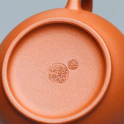 百年紫砂品牌铁画轩出品 小煤窑朱泥 芭乐水平紫砂壶 商品图4