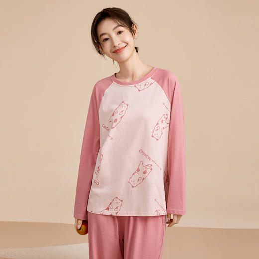 康妮雅女式长袖长裤套头套装 商品图4