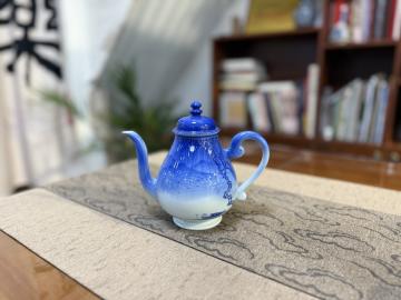 柴窑渔舟唱晚茶壶 商品图0