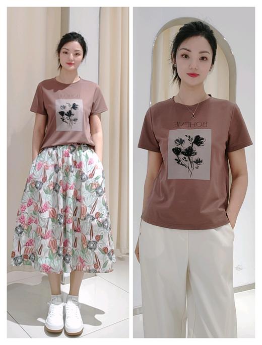 586035精梳棉波西米亚文化棉T 商品图1