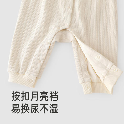 【商场同款】英氏新生婴儿连体衣秋季新款复古女童哈衣爬服外出服 商品图3