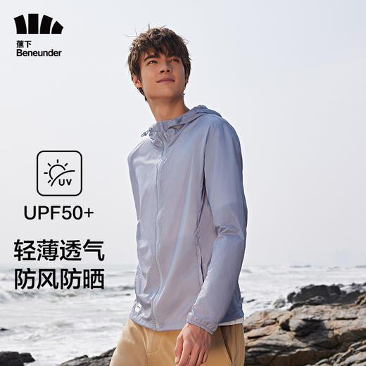 【蕉下云薄系列皑川男士云朵纱防晒服】微米级 纤薄透气材料 防晒超薄透 UV高阻隔 商品图5