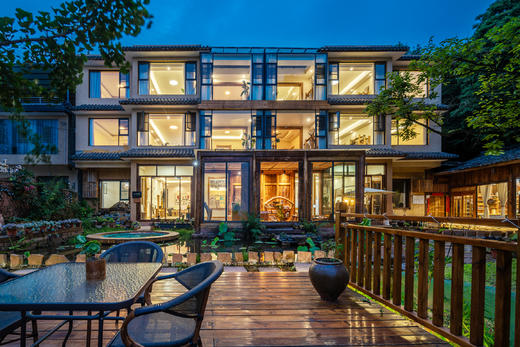 【雅安-488号民宿】4房/8房/7房/12房/16房别墅套房，雅安蒙顶山景区，厨房、大草坪、烧烤yhq 商品图0