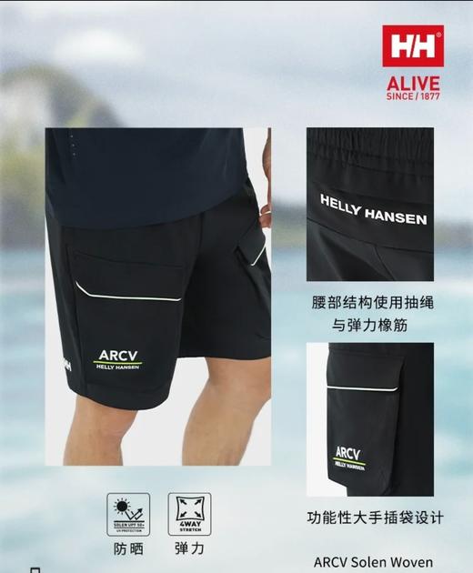 付款减库存！m码推荐135斤内，成本95！清仓出了！HH海丽汉森口袋梭织短裤工装 商品图2