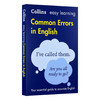 Collins柯林斯常见英文错误 英文原版 Collins Common Errors in English 提高技能 英语词汇语言学习工具书 英文版进口书籍正版 商品缩略图0