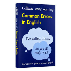 Collins柯林斯常见英文错误 英文原版 Collins Common Errors in English 提高技能 英语词汇语言学习工具书 英文版进口书籍正版