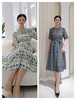 582869 真丝印花连衣裙 商品缩略图1