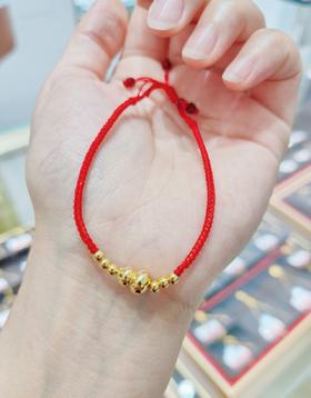 1F 北京黄金 镜面小葫芦吊坠