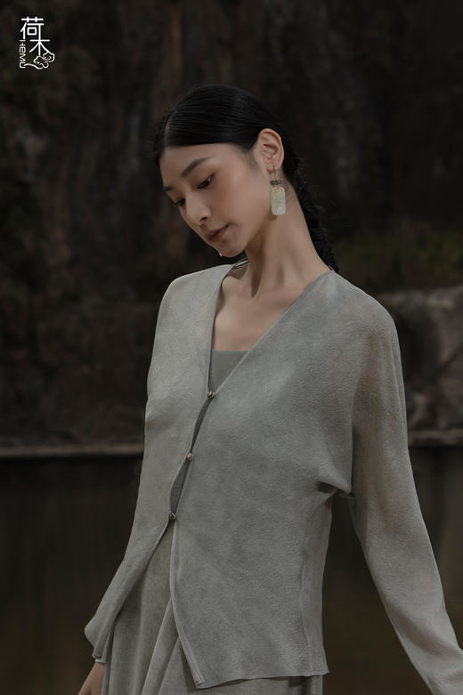 荷木HEMU丨清溪·上衣 商品图3