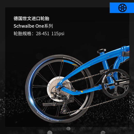 燕鸥ternVergeP10自行车折叠自行车成人超轻便携可放后备箱折叠车 商品图1