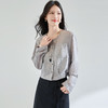 「高货sh」全新升级【铂金会员284/天猫379/差价95】(40211)洛诗琳轻薄流光醋酸外套2025夏季褶皱肌理透气防晒外套女 商品缩略图3