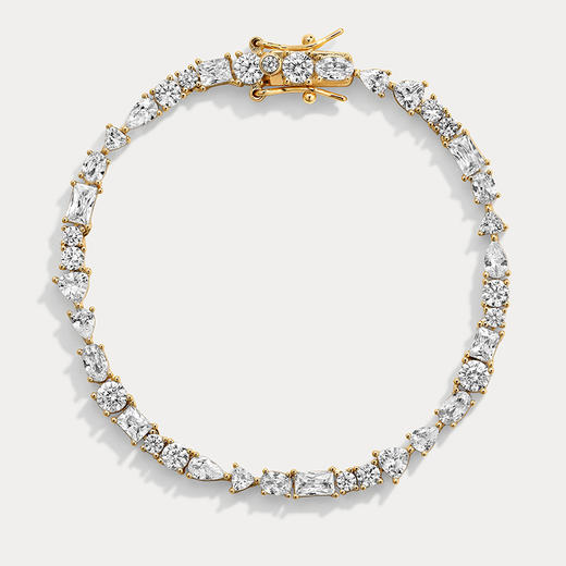 北京仓｜Lili Claspe-Mavis-金色 锆石 手链［美国设计师］ 商品图1