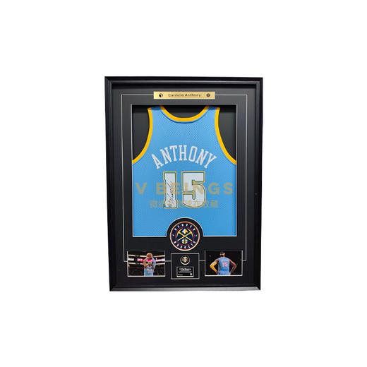 收藏系列 安东尼 掘金队15号蓝色 亲笔签名球衣 商品图0