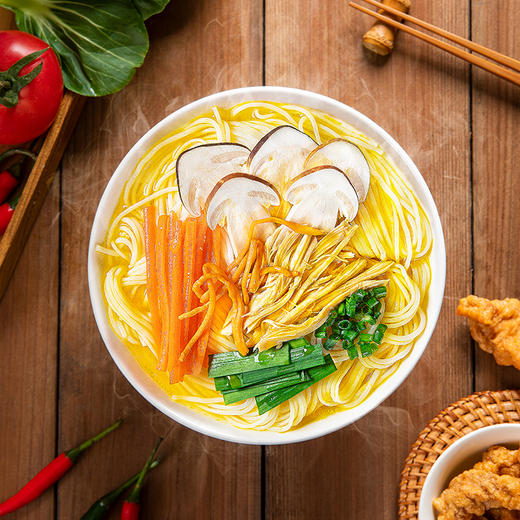 【高原采】 💞惠享版💞 松茸鸡汤干米线 袋装135g 天生好味 鲜味加倍 商品图3