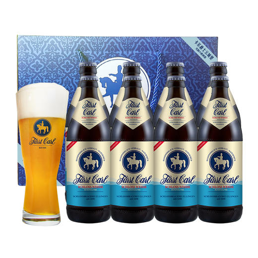 卡尔爵士德国无醇精酿5.3°P小麦啤酒500ml*8瓶礼盒酒精度＜0.5° 商品图4