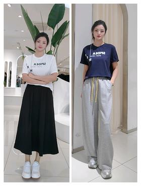 58Q017字母+号精梳棉T