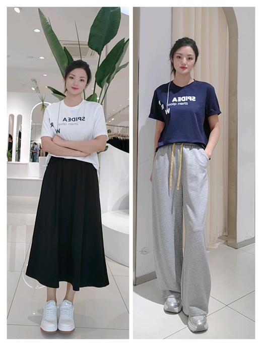 58Q017字母+号精梳棉T 商品图0