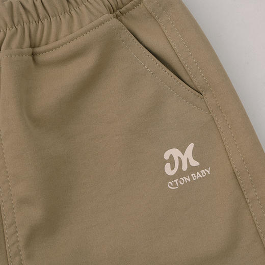 棉果果秋季新品男童女童耀金色冲锋裤M302200425473 商品图5