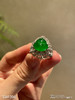 玻璃种艳绿葫芦戒指【5281206】具体价格微信咨询 商品缩略图1