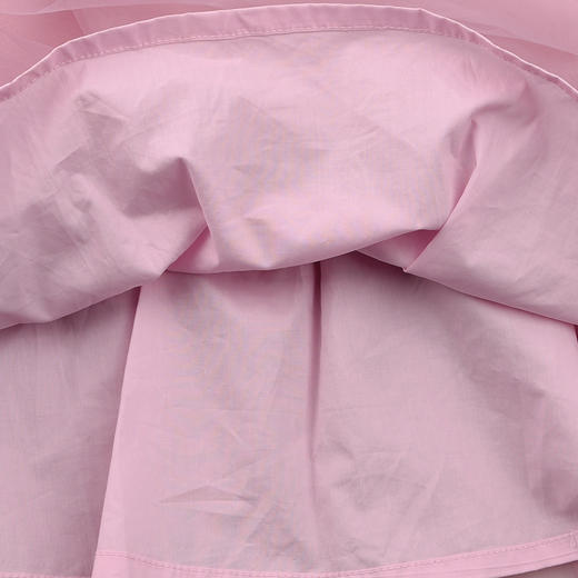 棉果果秋季新品女童丁香紫大毛圈网纱连衣裙M322700225430 商品图3