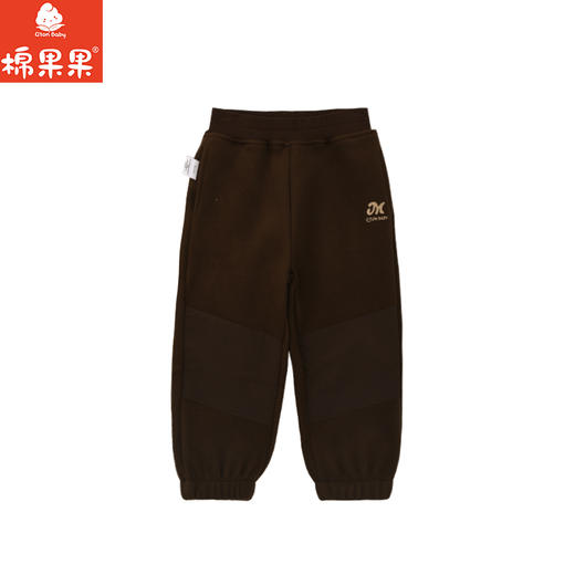 棉果果秋季新品男童砂岩褐色防风裤M312200425474 商品图1