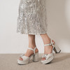 豪麟名鞋奥莱迪嘉女鞋凉鞋织物DJELA51WL004白色  原价1960元 商品缩略图1