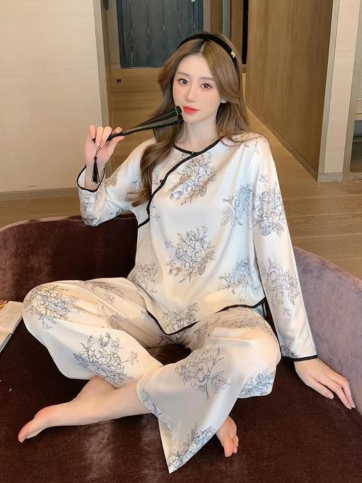 【YW】无忧购国风套装凉感面料家居服509（截单后3-5天发货) 商品图2