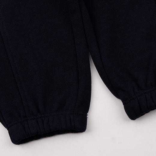 棉果果秋季新品男童世纪蓝色大毛圈针织长裤M312200225468 商品图3