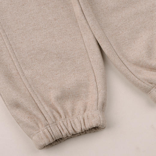 棉果果秋季新品女童米杏色针织长裤M322200425419 商品图1