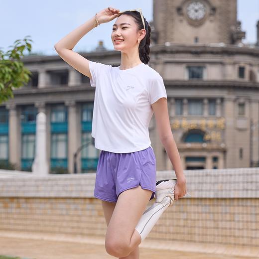 多威六边形短袖女夏季新款速干透气运动服柔软弹力T恤2252005 商品图1