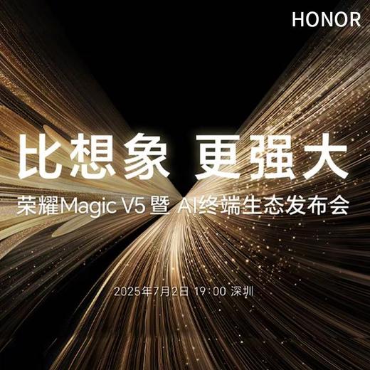 荣耀Magic V5  到店购机享0-300元补贴卷（补贴卷可作为VIP系列卷／回收卷／融合卷／配件卷/换新补贴/使用5选1） 商品图1