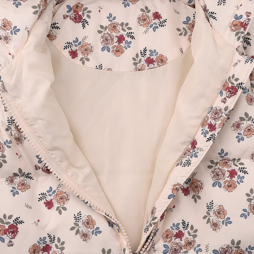 棉果果秋季新品女童米白色羽绒连体衣M322722925443 商品图3