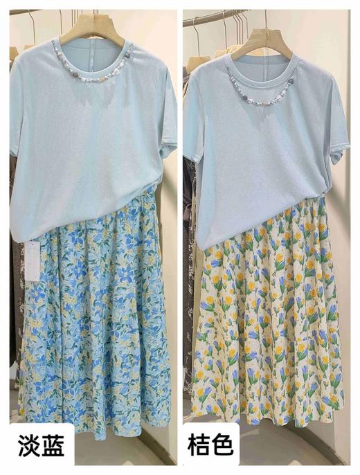 585771时尚气质款双袋丝光棉半裙 商品图6