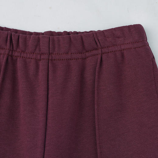 棉果果秋季新品女童酱果紫大毛圈微喇针织长裤M322200225417 商品图2