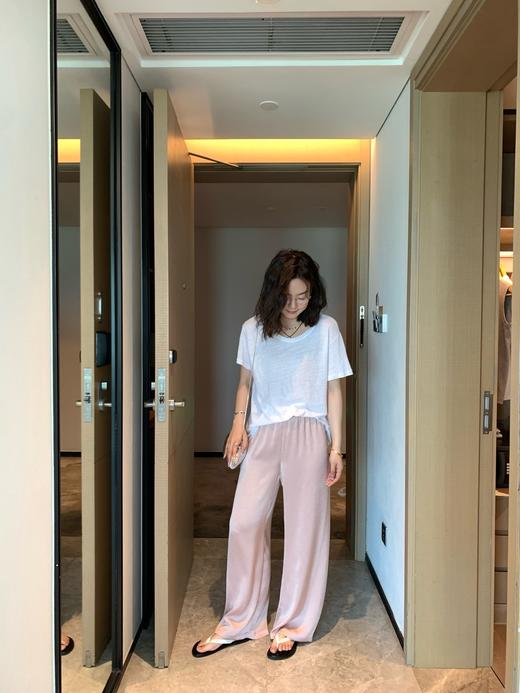 max醋酸抓皱肌理高级了空气垂垂裤 商品图8