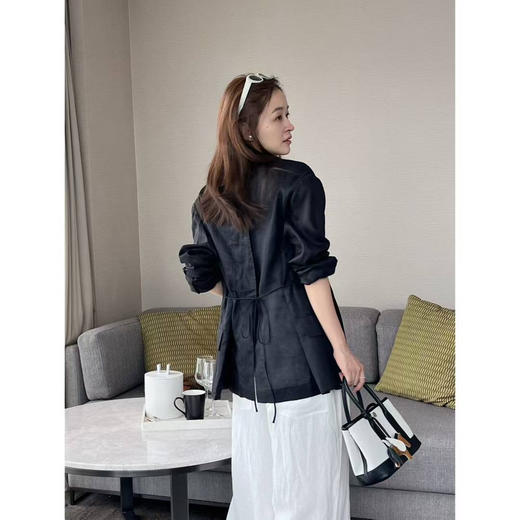 高圆圆同款 ED 25 夏新款苎麻西装 商品图4