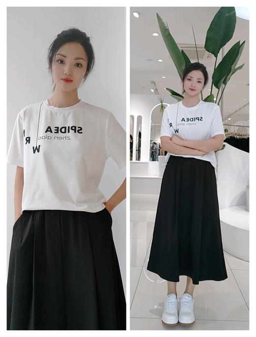 58Q017字母+号精梳棉T 商品图1