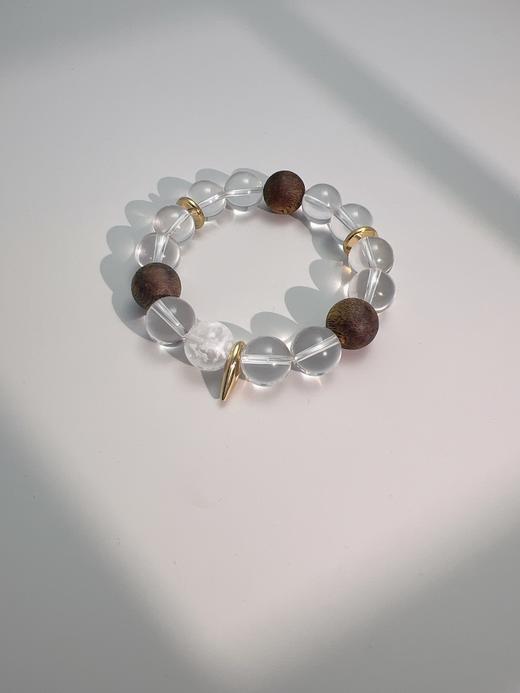 【普陀山】雪花幽灵12mm奇楠沉香 设计款灵境之息  ⼿围14-14.5 商品图2