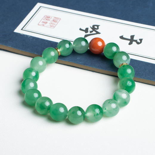 XY0385鸿运当头非洲翠南红手串 商品图1