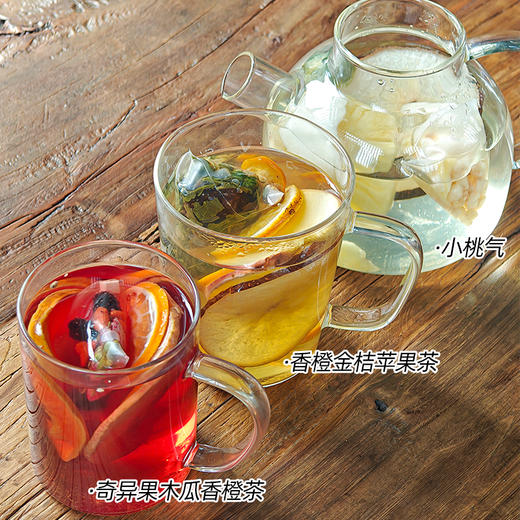 仲夏水果茶·夏日限定·奇异果木瓜香橙茶19g·香橙金桔苹果茶22g·小桃气21g 商品图2