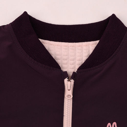 棉果果秋季新品女童绛紫色两面穿马甲M322171325406 商品图4