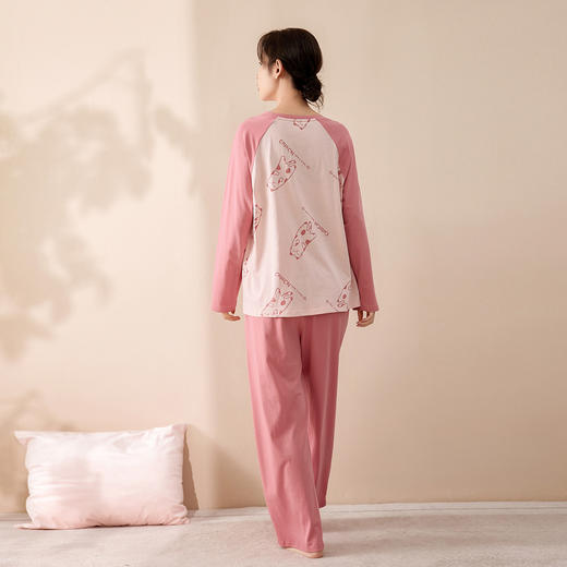 康妮雅女式长袖长裤套头套装 商品图2