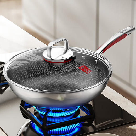 康巴赫-甄享有钛蜂窝炒锅 32cm 商品图4
